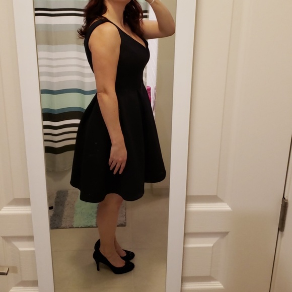 Navy blue knee length dress - Picture 6 of 6